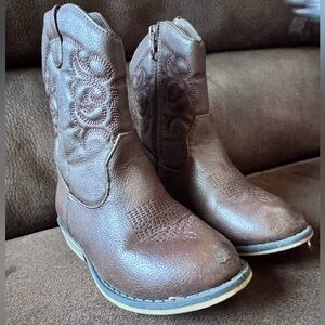 Brown Western Style Boots